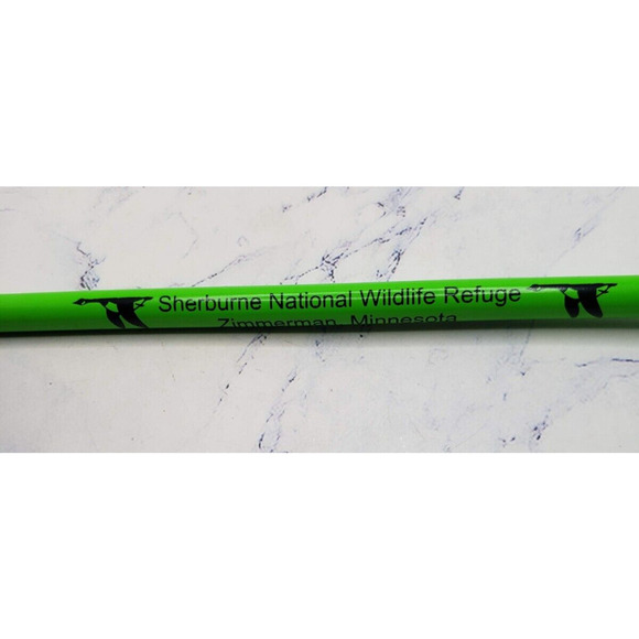Sherburne National Wildlife Refuge Green Unused Wood Pencil Zimmerman Minnesota - Picture 1 of 7